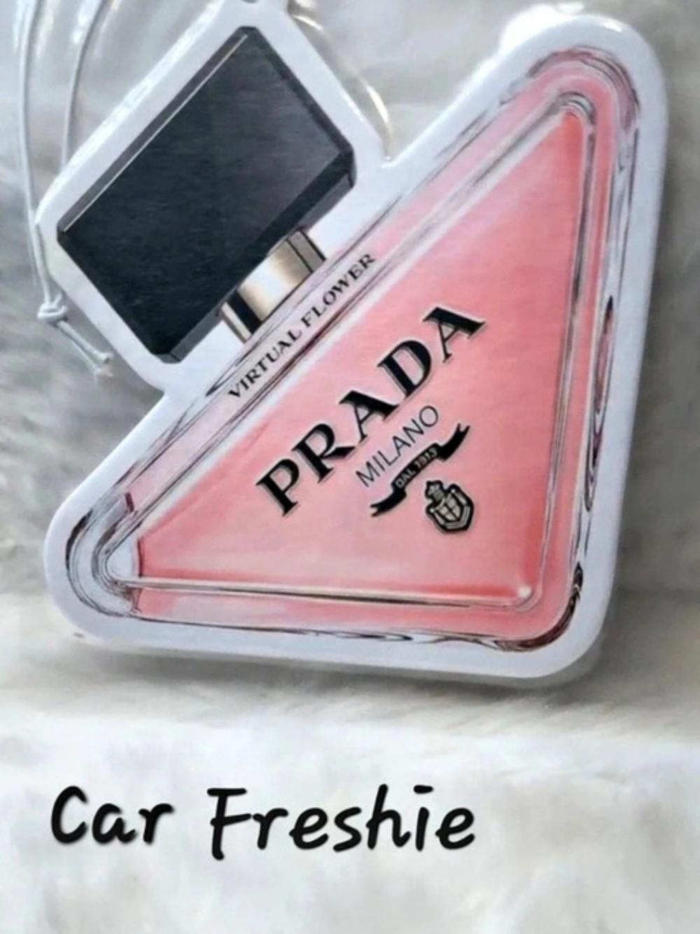 Prada Paradoxe Virtual Flower Car Freshie Paradoxe Car Freshener Pink & Clear Nw